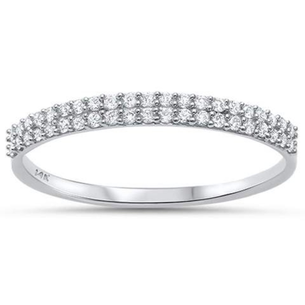 White Gold Diamond Band